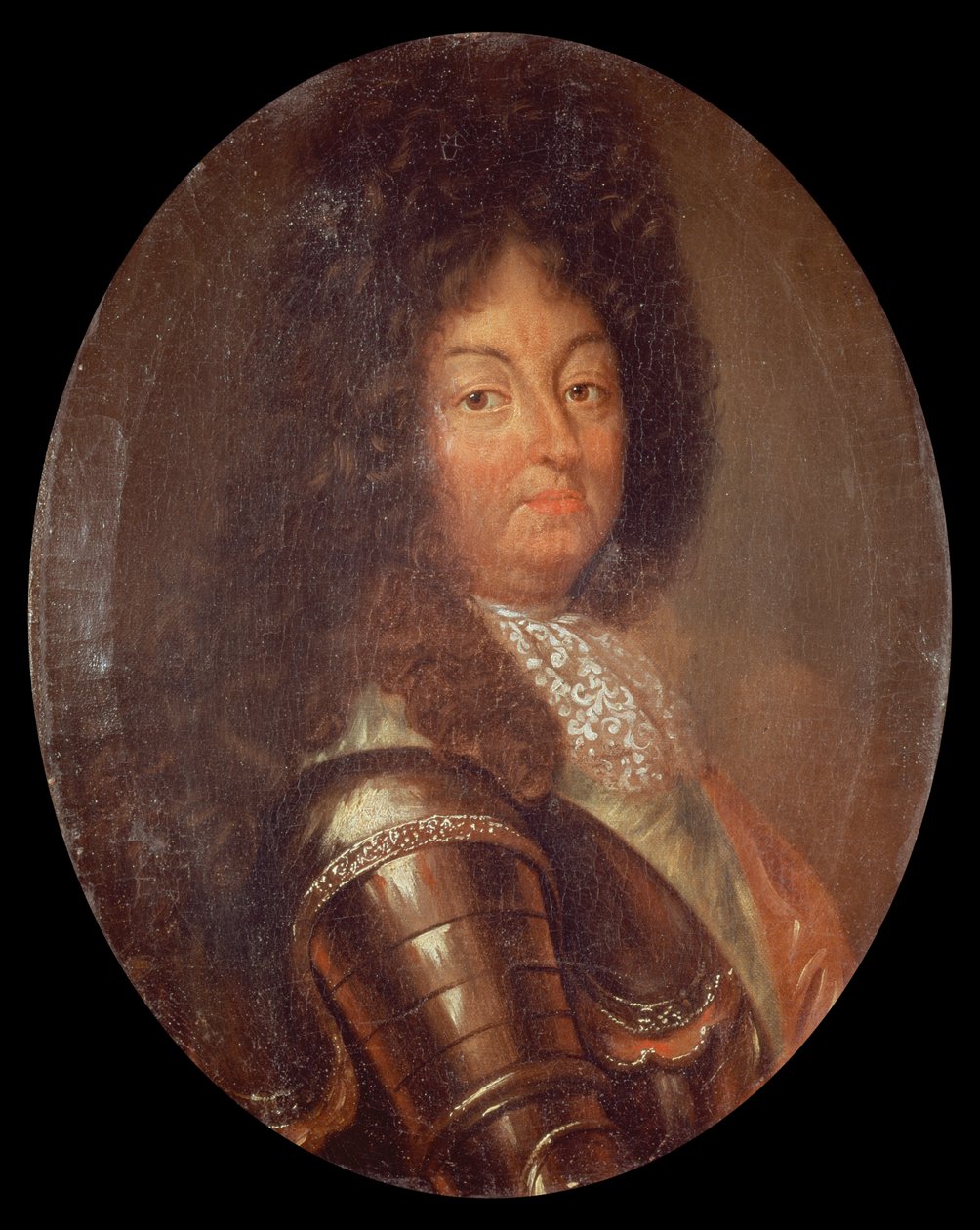 Portræt af Ludvig XIV (1638-1715) af French School