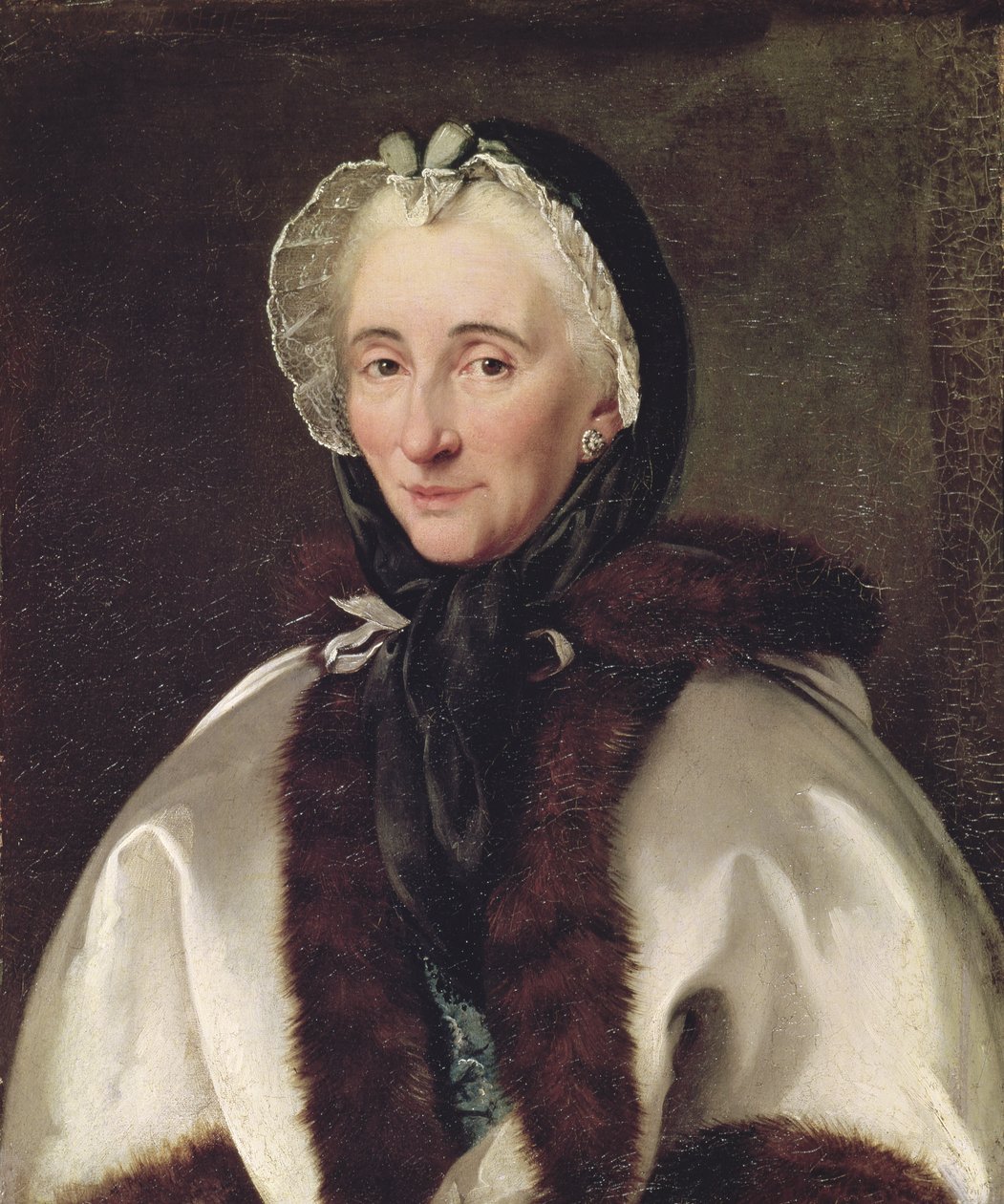 Portræt af Madame Francoise de Graffigny (1695-1758) af French School