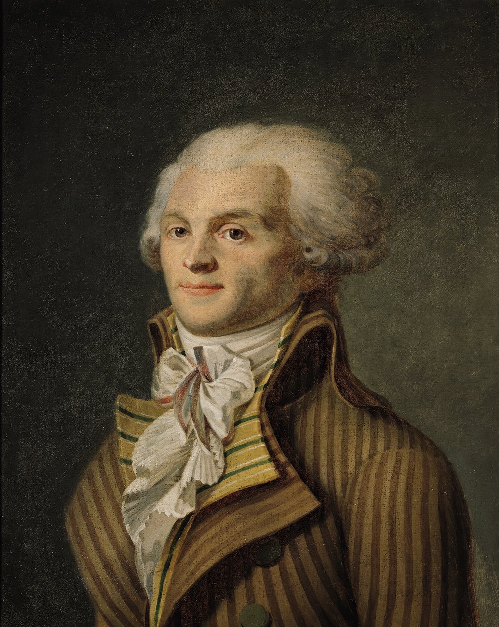 Portræt af Maximilien de Robespierre (1758-94) af French School