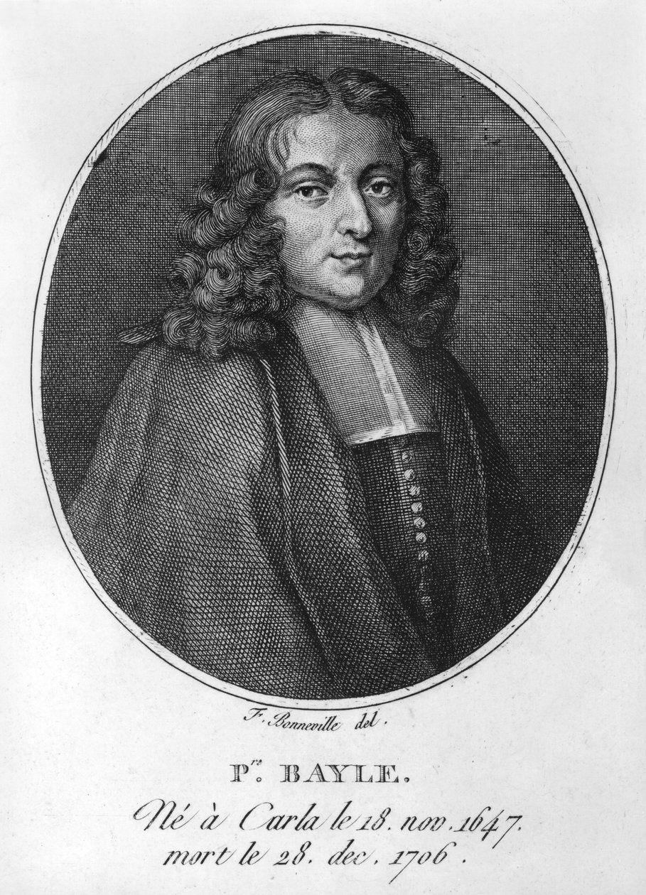 Portræt af Pierre Bayle (1647-1706) af French School