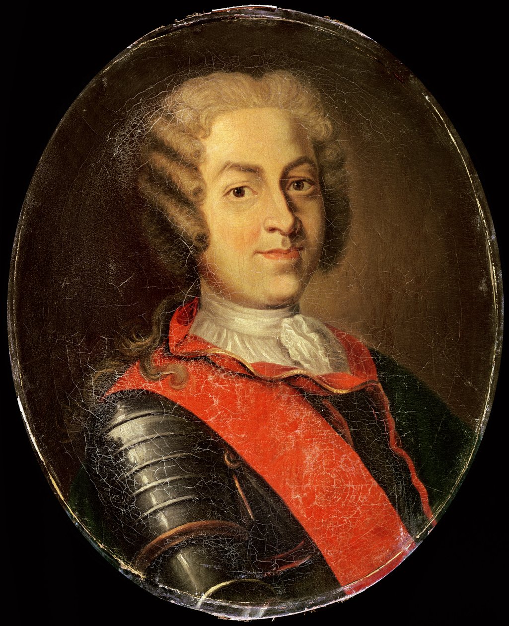 Portræt af Roland Michel Barrin, Marquis de La Galissonniere af French School