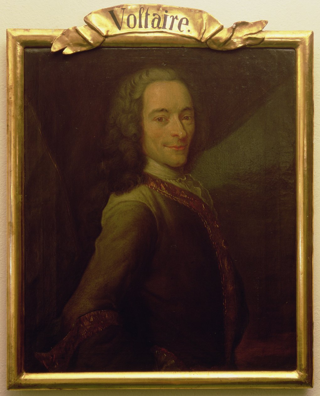 Portræt af Voltaire af French School