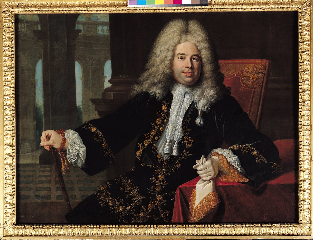 Portræt af en herre, c.1715-25 af French School