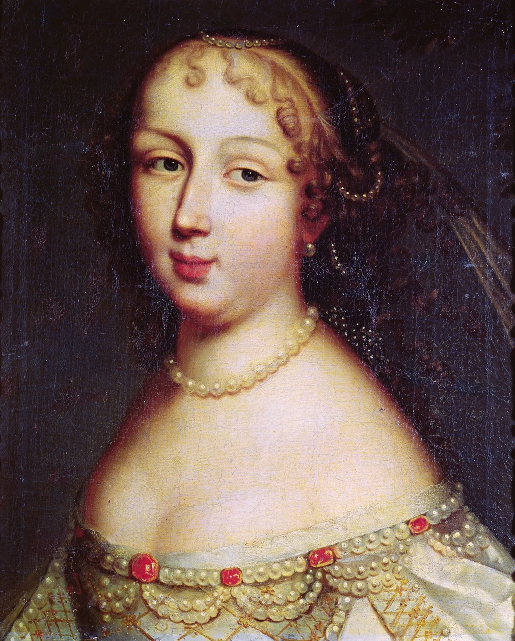 Portræt formodet at være Marie de Rabutin-Chantal (1626-97) Marquise de Sevigne af French School