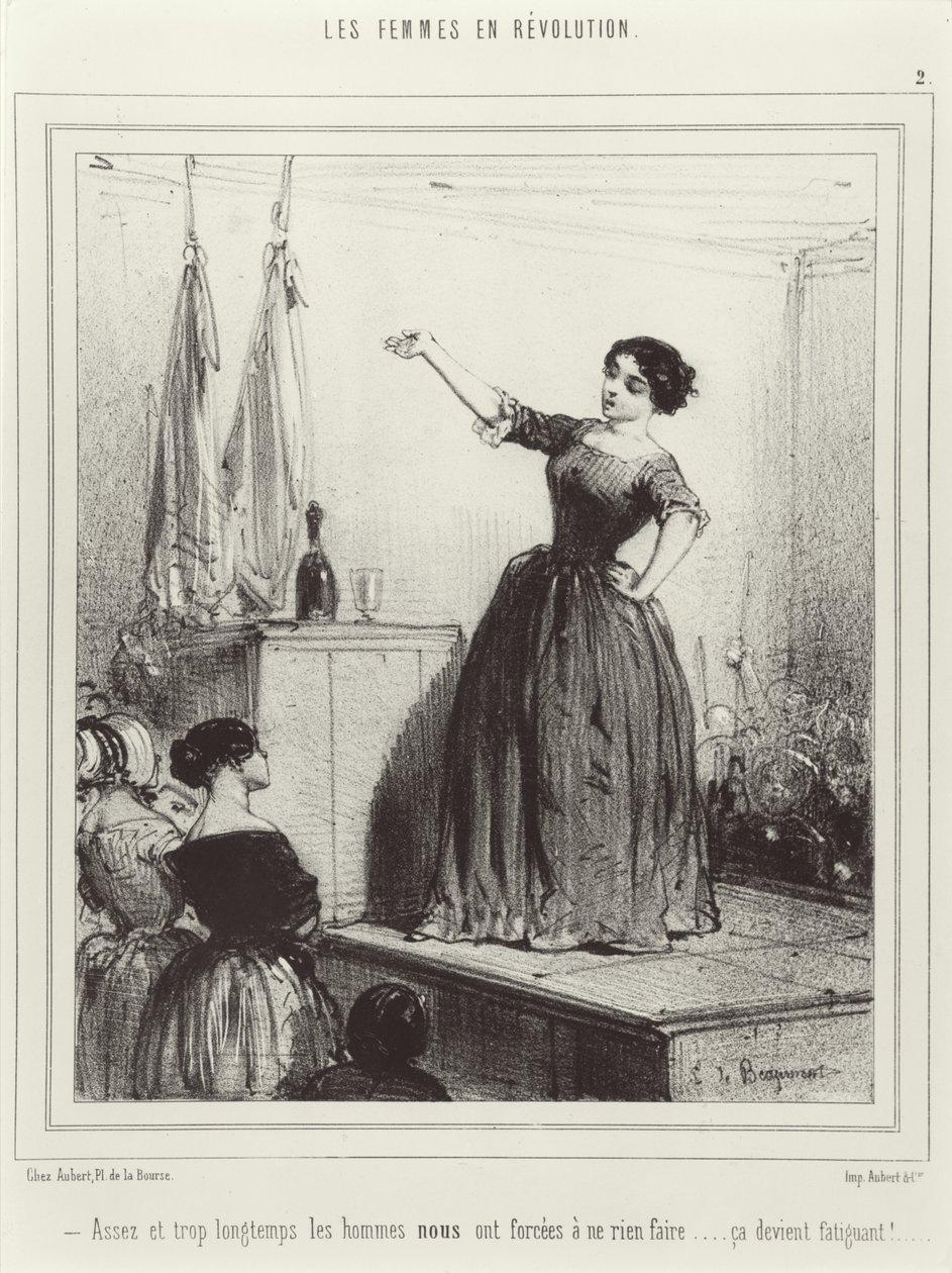 Kvinders revolution, 1848 af French School