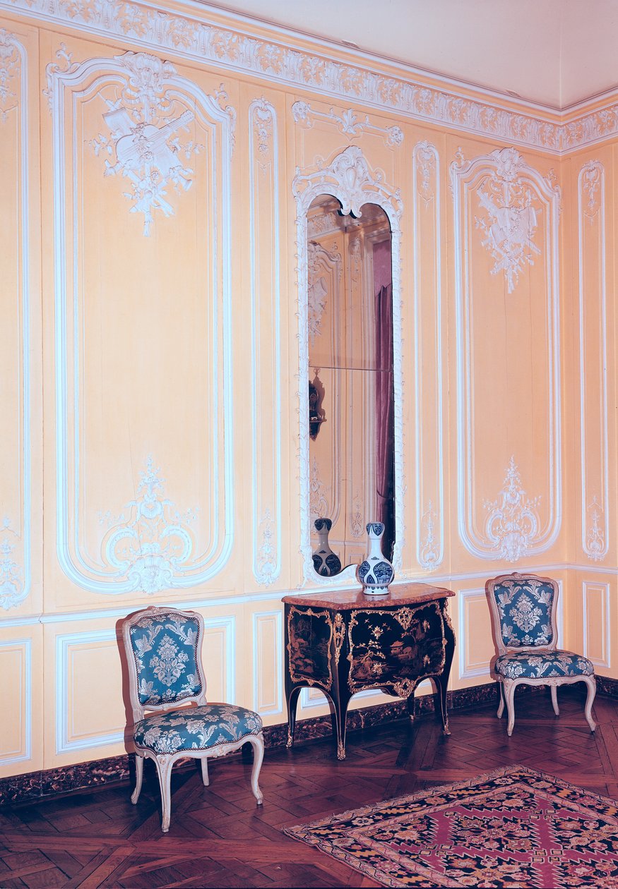 Gul salon, Louis XV stil af French School