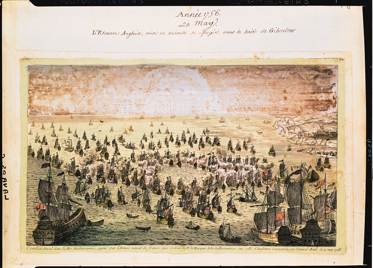 Belejring af Mahon, 20. maj 1756 af French School