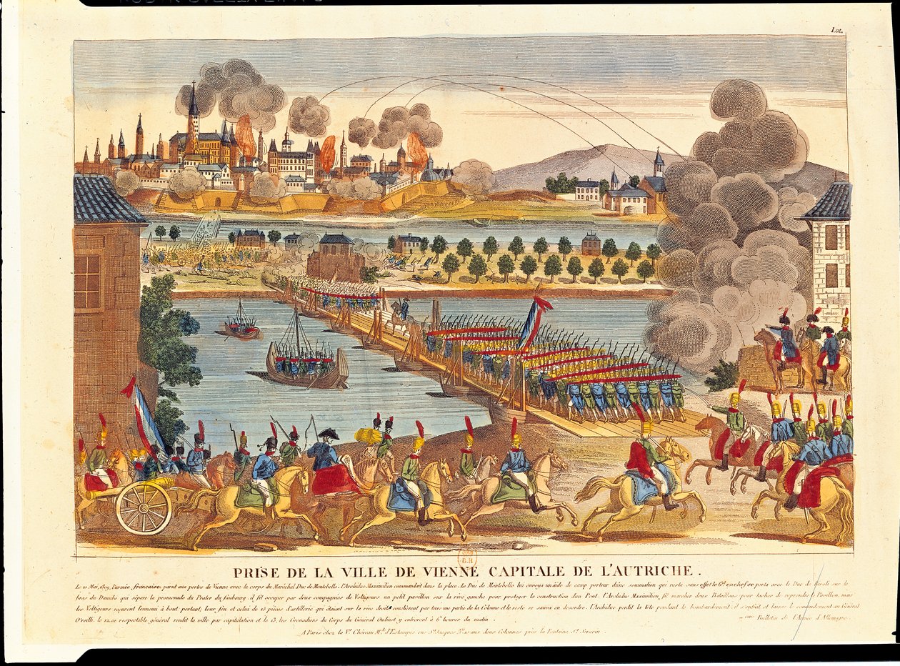 Belejringen af Wien, 10. maj 1809 af French School