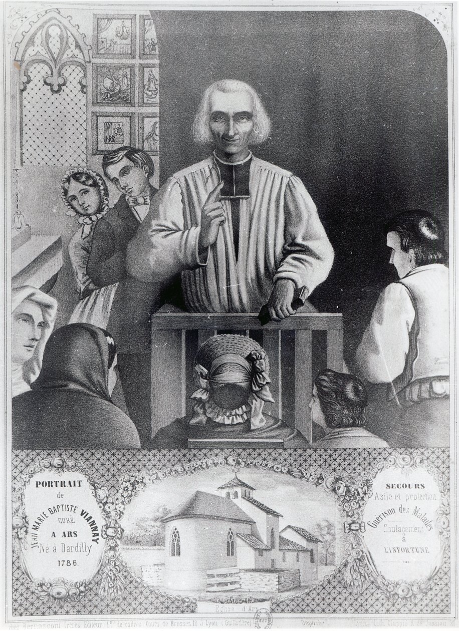 St. Jean-Marie Vianney (1786-1859) prædiker, 1800-tallet af French School