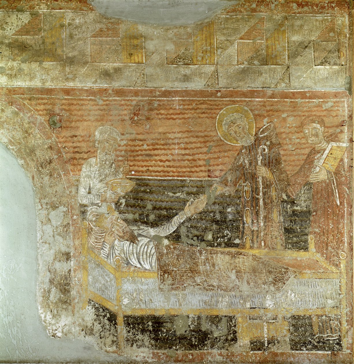 St. Severinus (d.507) helbreder Clovis I (465-511) (se også 177181) af French School