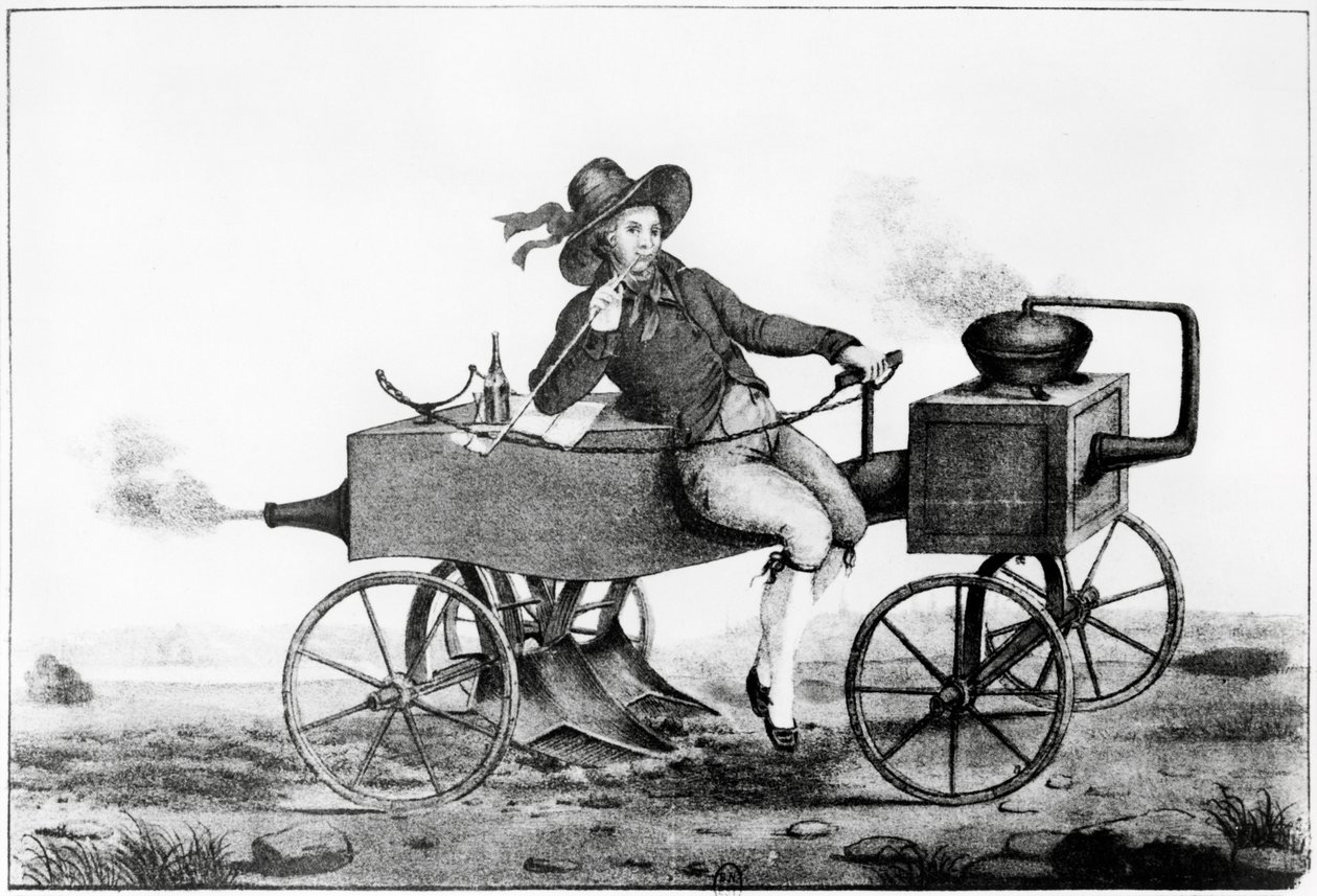 Dampplov, 1850 af French School