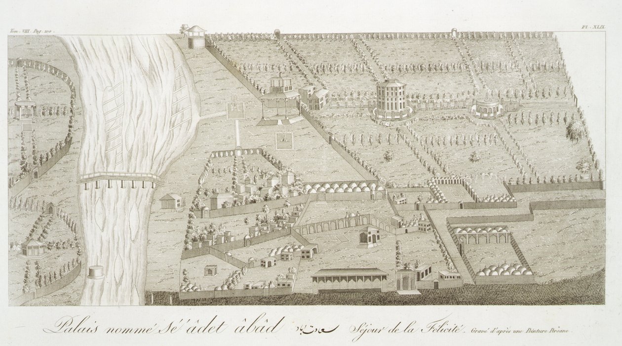 The Abode of Felicity, fra Voyages du Chevalier Chardin en Perse, et autres Lieux de l