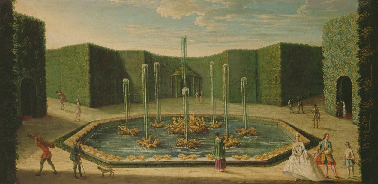 Ceres-bassinet i Versailles, begyndelsen af det attende århundrede af French School