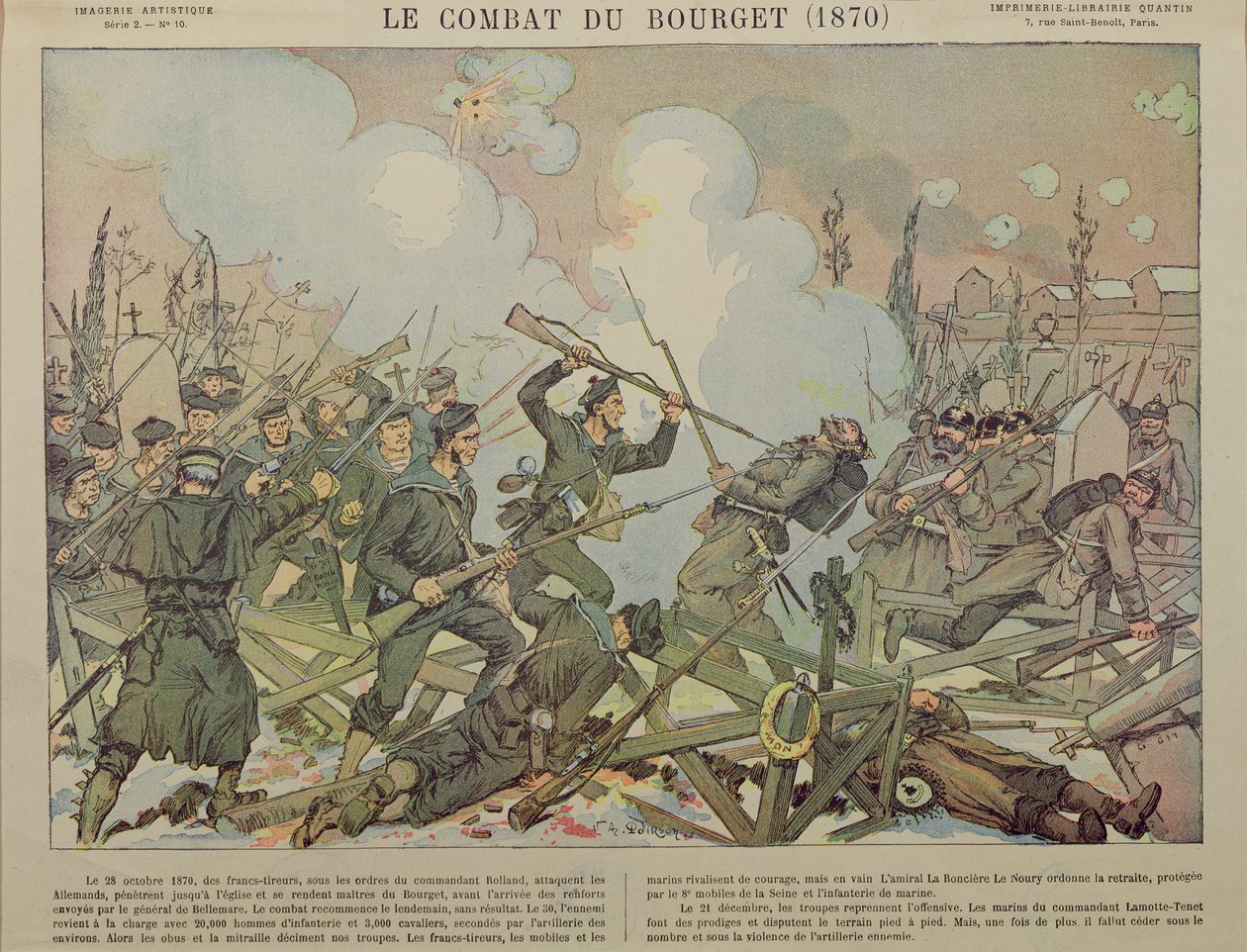 Slaget ved Bourget (28. oktober 1870), 1887 af French School