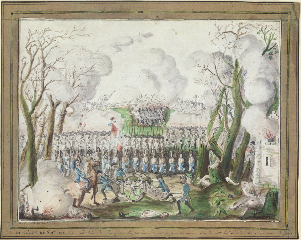 Slaget ved Jemmapes, 6. november 1792 af French School
