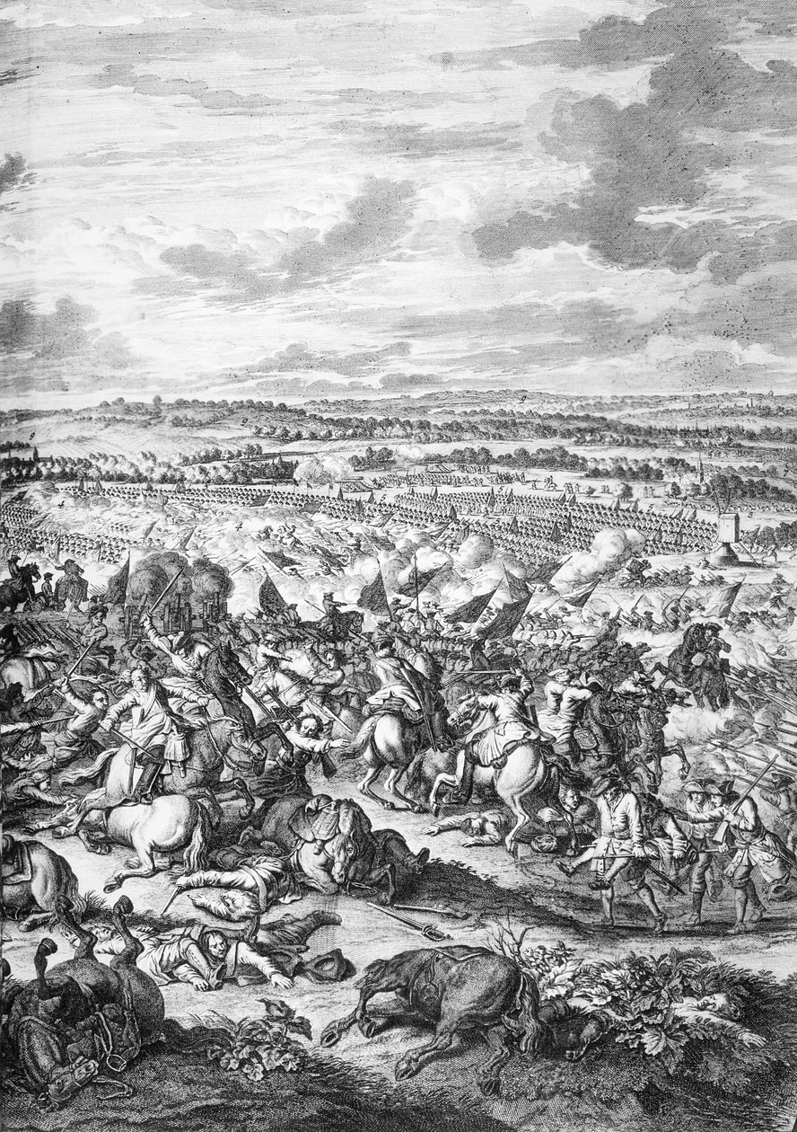 Slaget ved Oudenarde, 1708 af French School