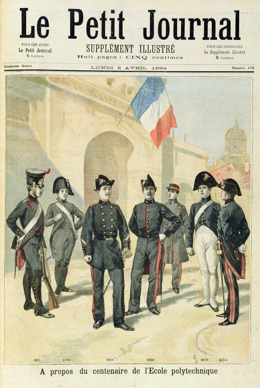 The Centenary of the Ecole Polytechnique, fra forsiden af det illustrerede supplement til 