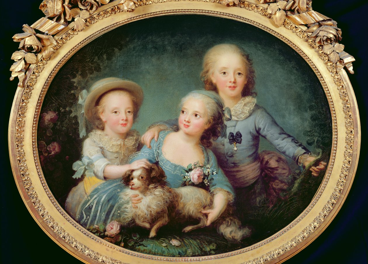 Charles de Frances børn, 1781 af French School