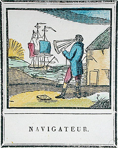 Navigatoren, plade 528 fra Les Petits Metiers af French School
