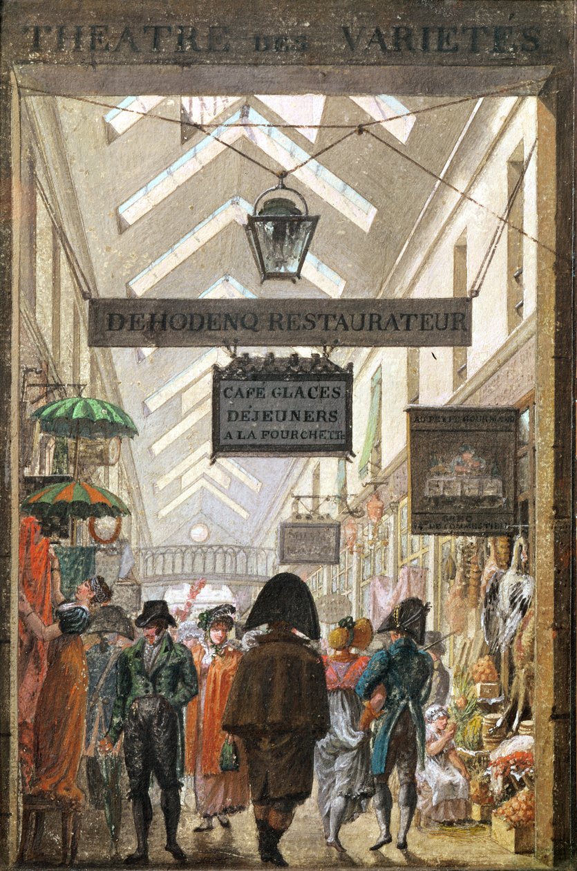 Passage des Varietes, Paris af French School
