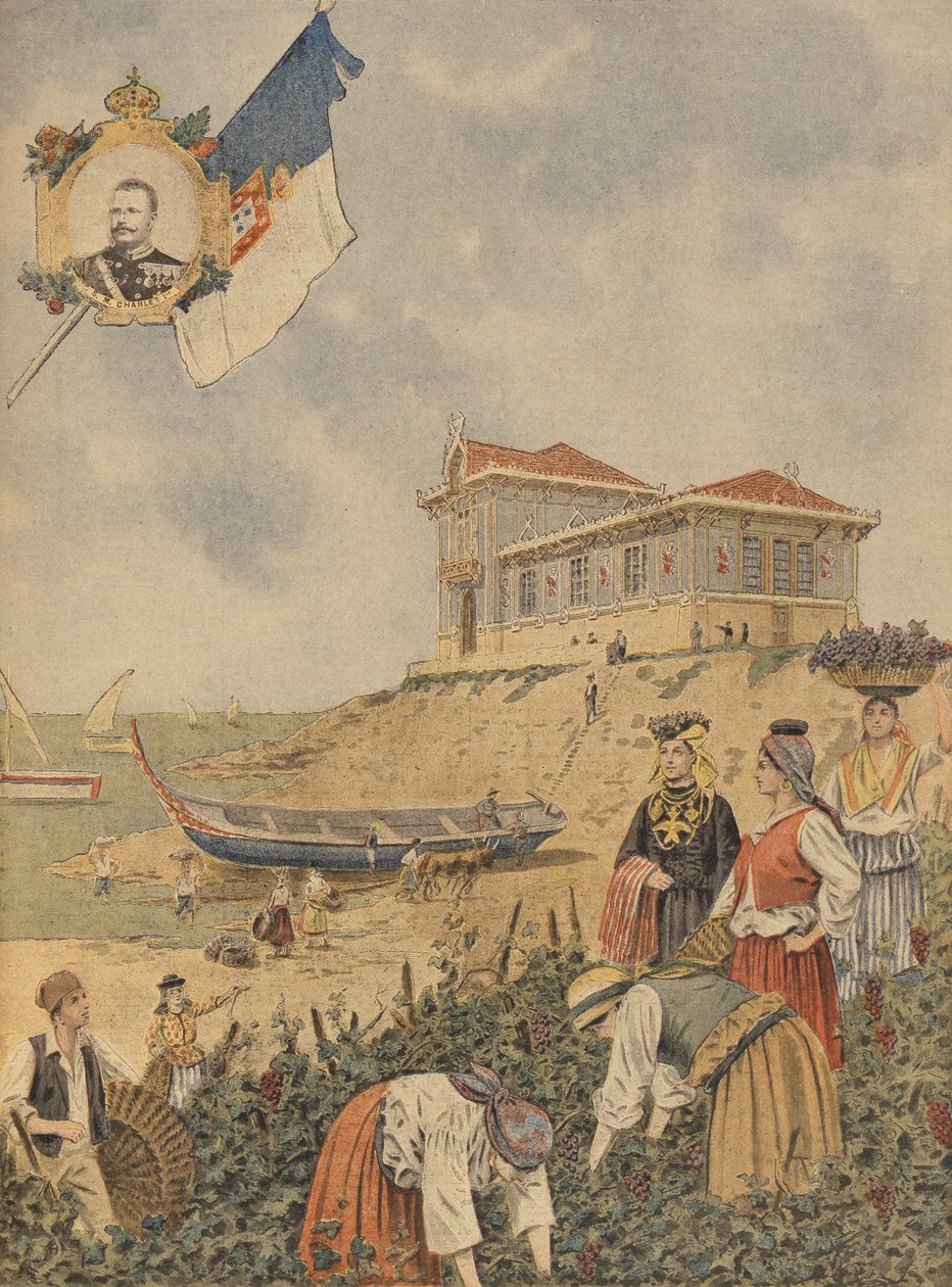 Den portugisiske pavillon ved verdensudstillingen i 1900, Paris, illustration fra Le Petit Journal, 26. august 1900 af French School