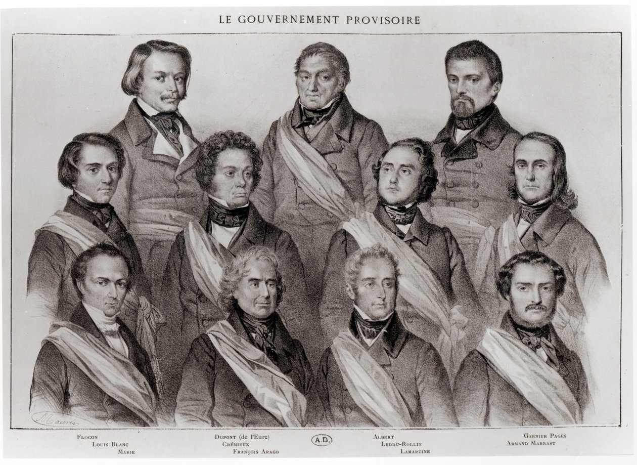 Den provisoriske regering af 1848 af French School