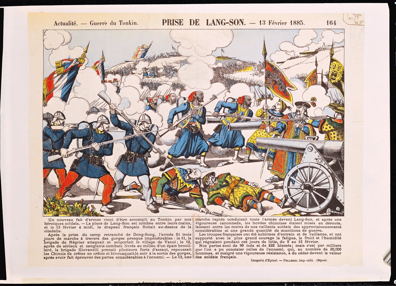Belejringen af Lang-Son, 13. februar 1885 af French School