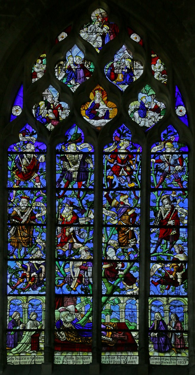 Jesses træ: Jesse, 1557 af French School