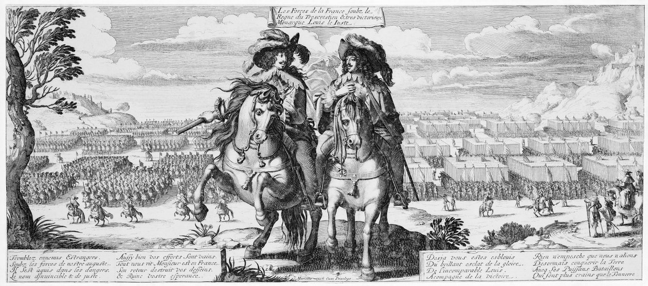 Ludvig den Retfærdiges sejre, 1627 af French School
