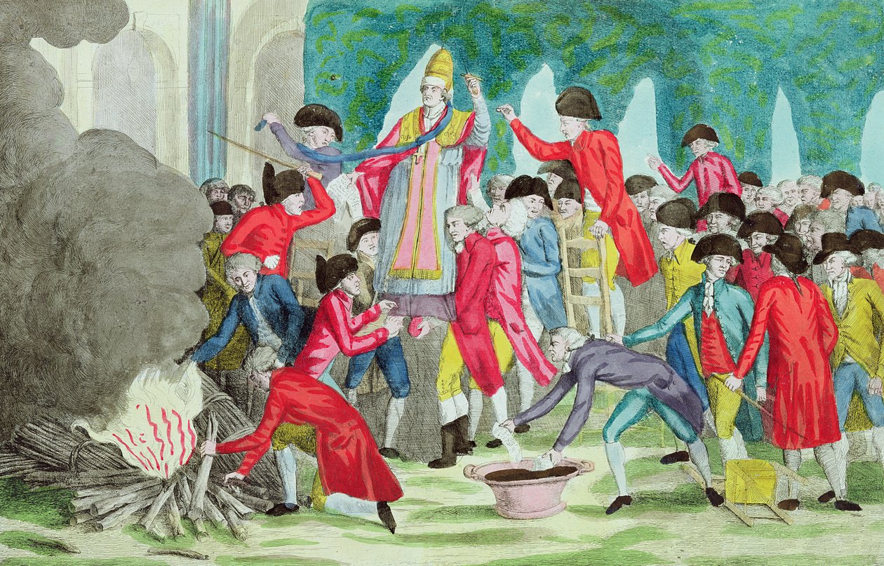 Afbrændingen af pave Pius VI