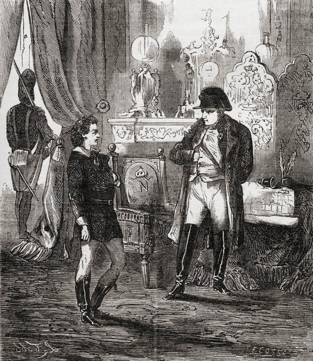Forhøret af Friedrich Stabs efter hans mislykkede forsøg på at myrde Napoleon I i 1809, fra 