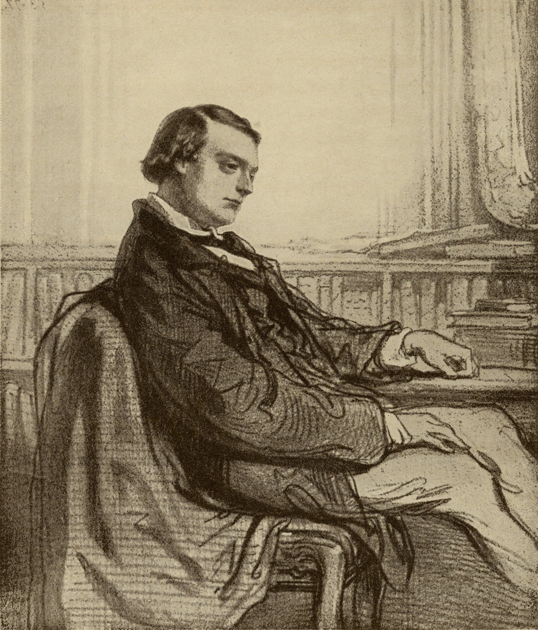 Theodore de Banville (1823-91) af French School