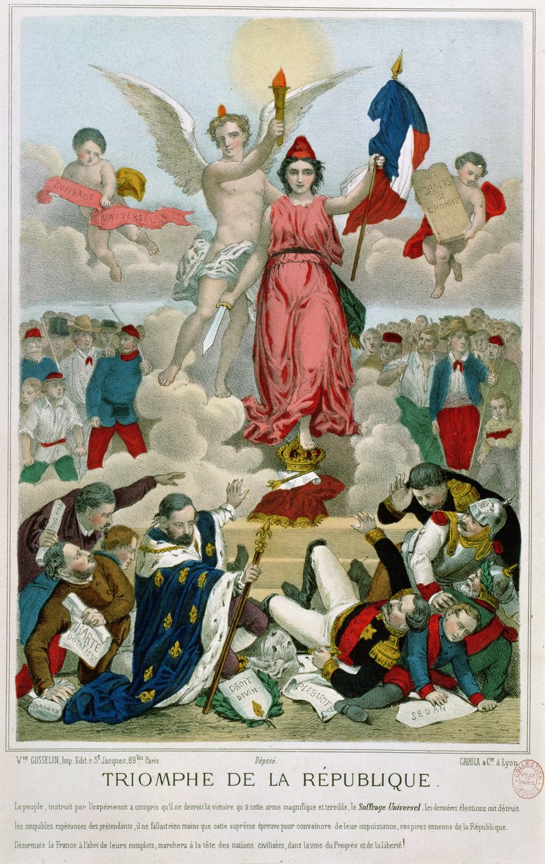 Republikkens triumf, 1875 af French School