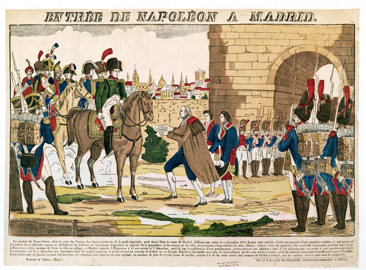 Franskmændenes triumferende indtog i Madrid, 4. december 1808 af French School
