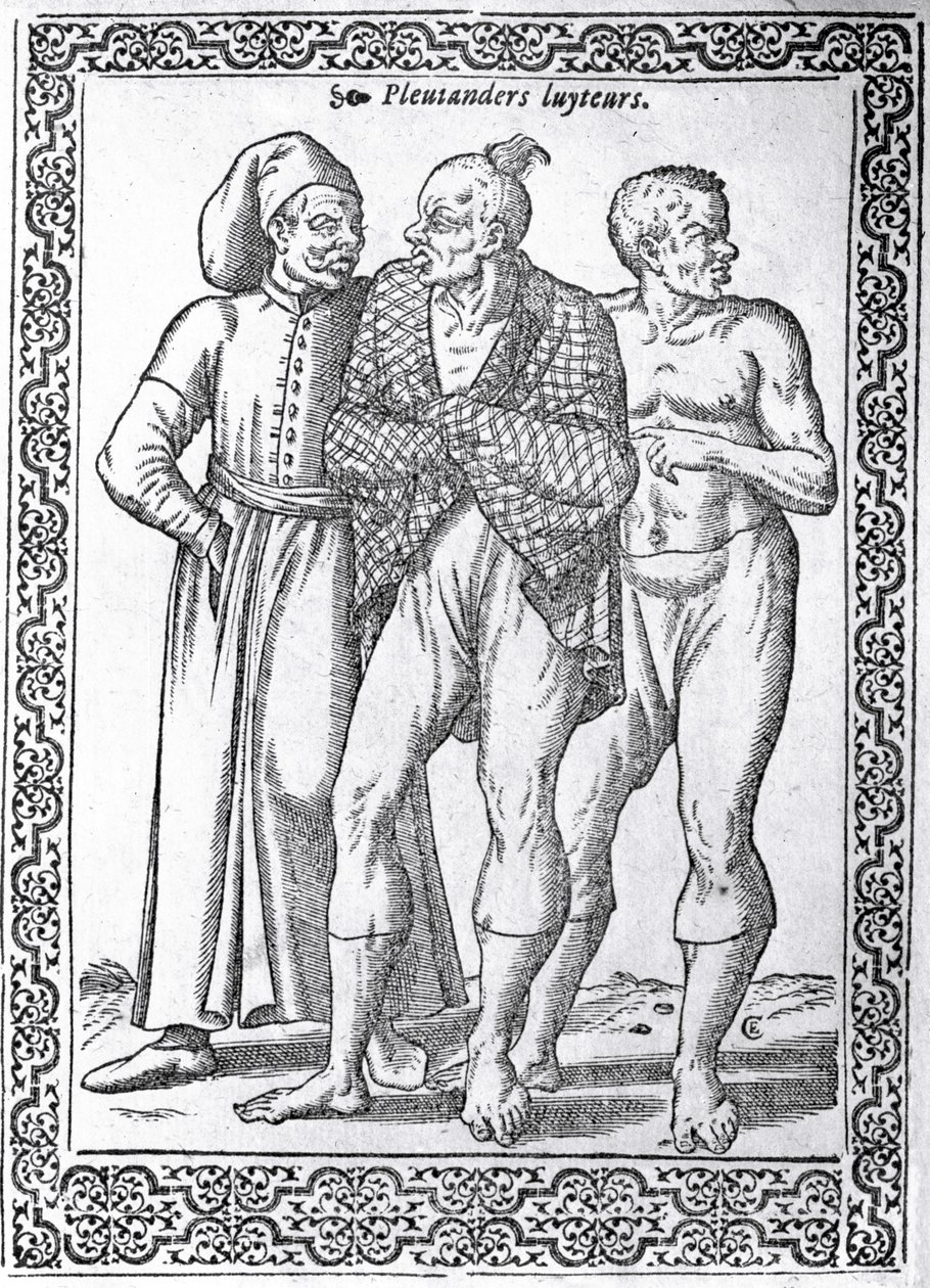 Turkish Wrestlers, illustration fra 