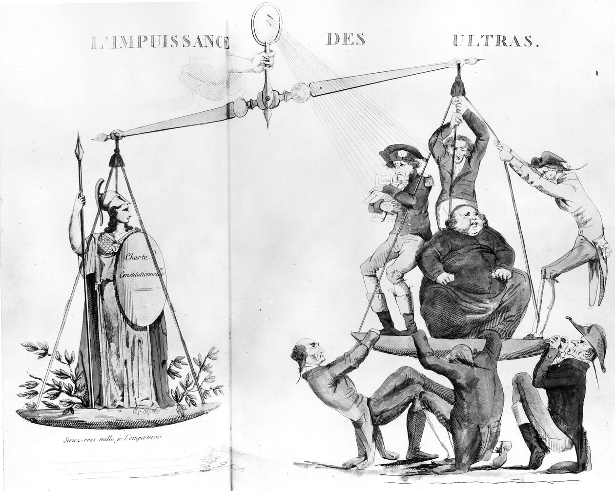 Forgæves indsats fra Ultras, 1819 af French School