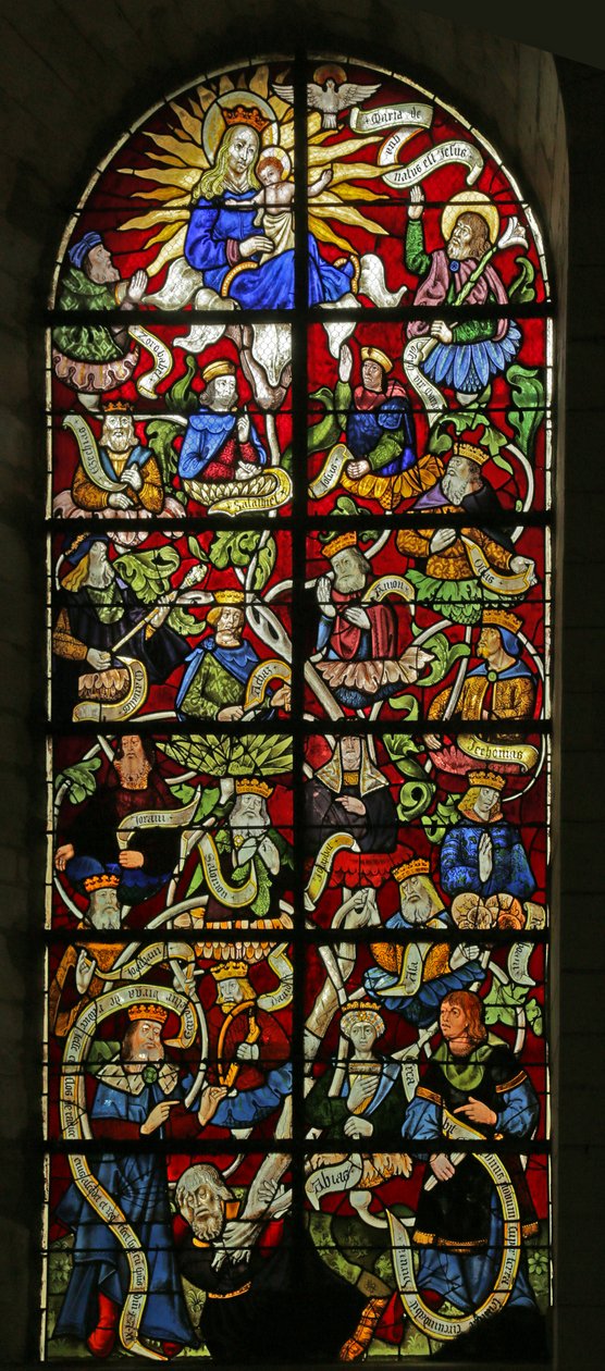 Vindue af Jesses træ, 1500- og 2000-tallet af French School