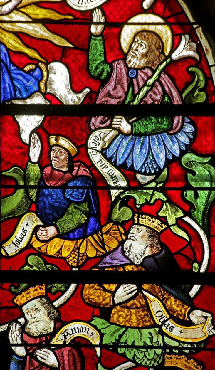 Vindue, der viser Jesses træ: Konger og profeter, 1500- og 2000-tallet af French School