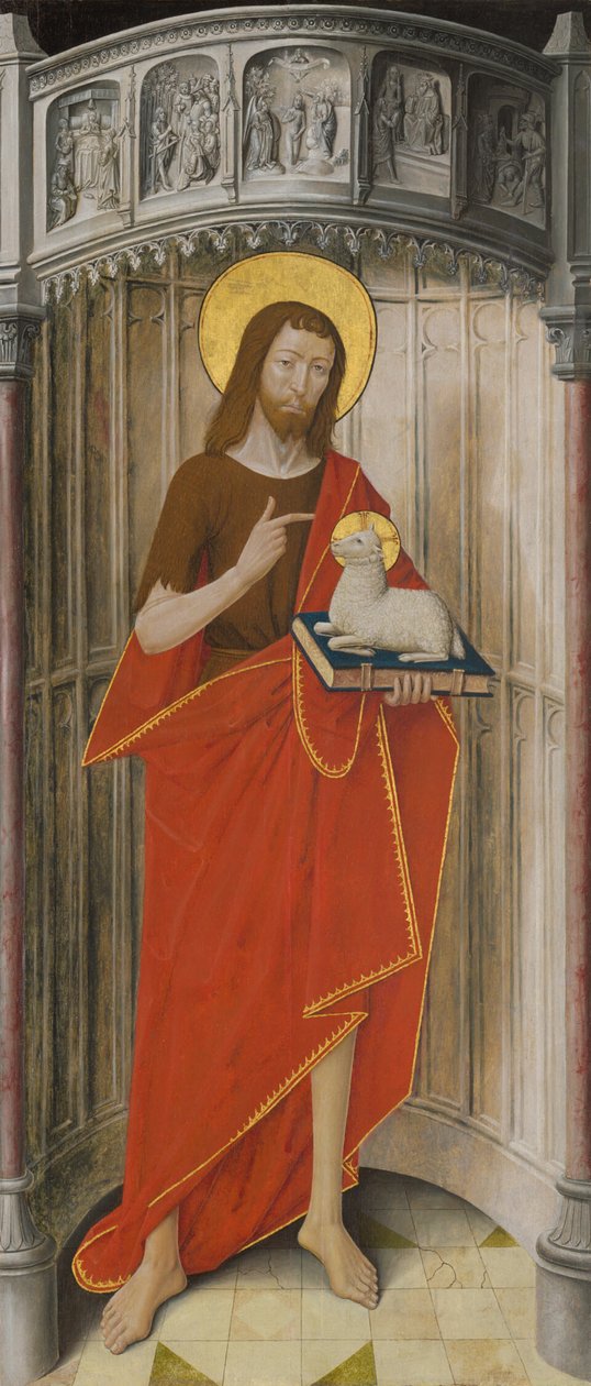 Paneler fra højalteret i charterhuset Saint-Honoré i Thuison-les-Abbeville: Sankt Johannes Døberen af French