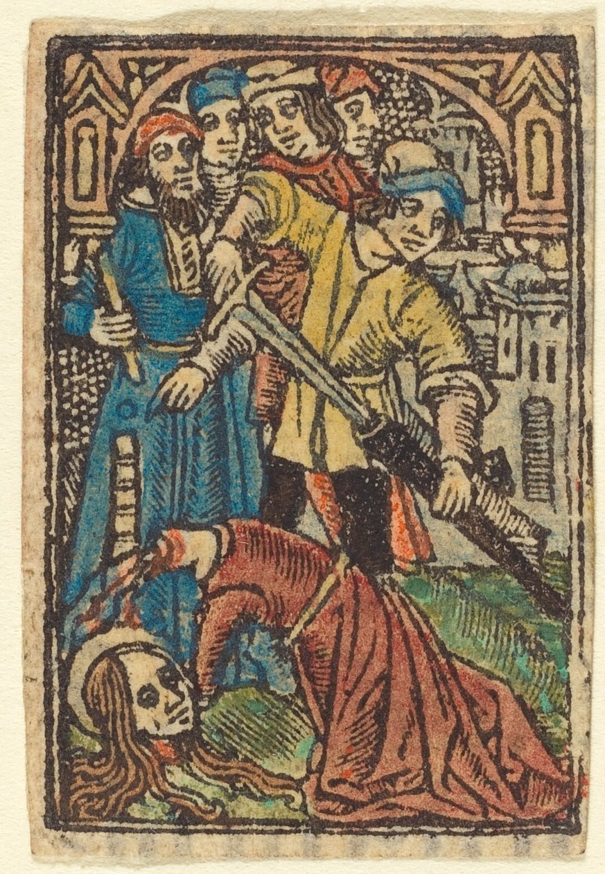 Halshugning af Saint Catherine (?) af French 15th Century