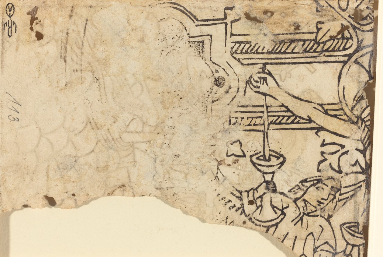 Kristus på et guldsmedekors af French 15th Century