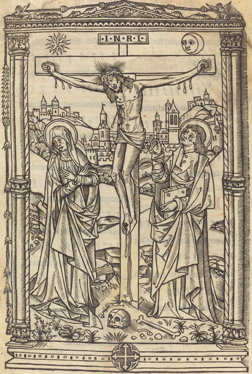Kristus på korset af French 15th Century