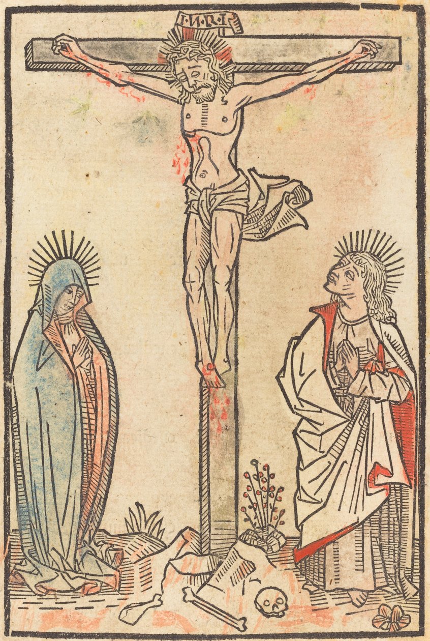 Kristus på korset af French 15th Century