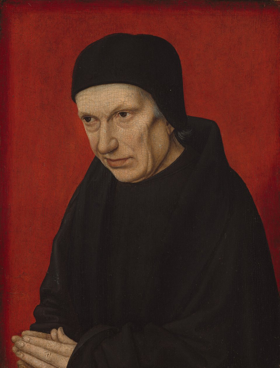 Portræt af en gejstlig af French 15th Century