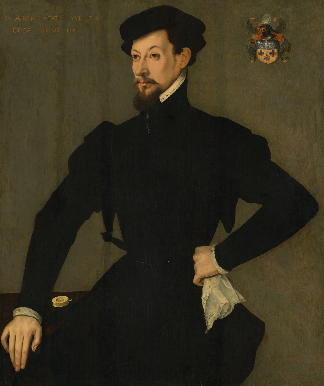 Portræt af et medlem af Quaratesi-familien af French 16th Century