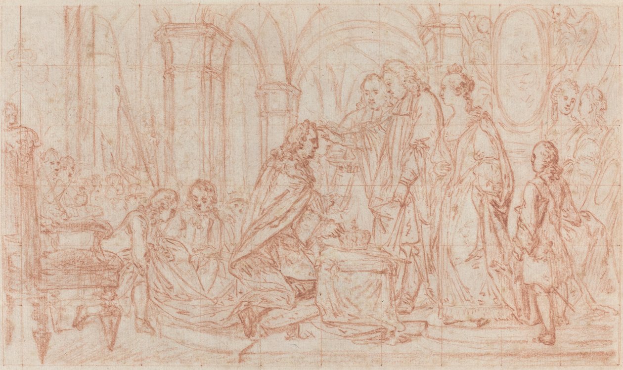 Indvielsesceremoni af French 18th Century