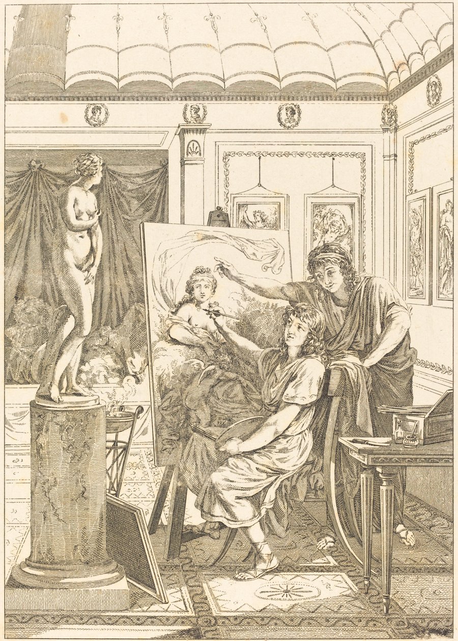 Anacreon Mimic: The Iris Portrait af French 18th Century