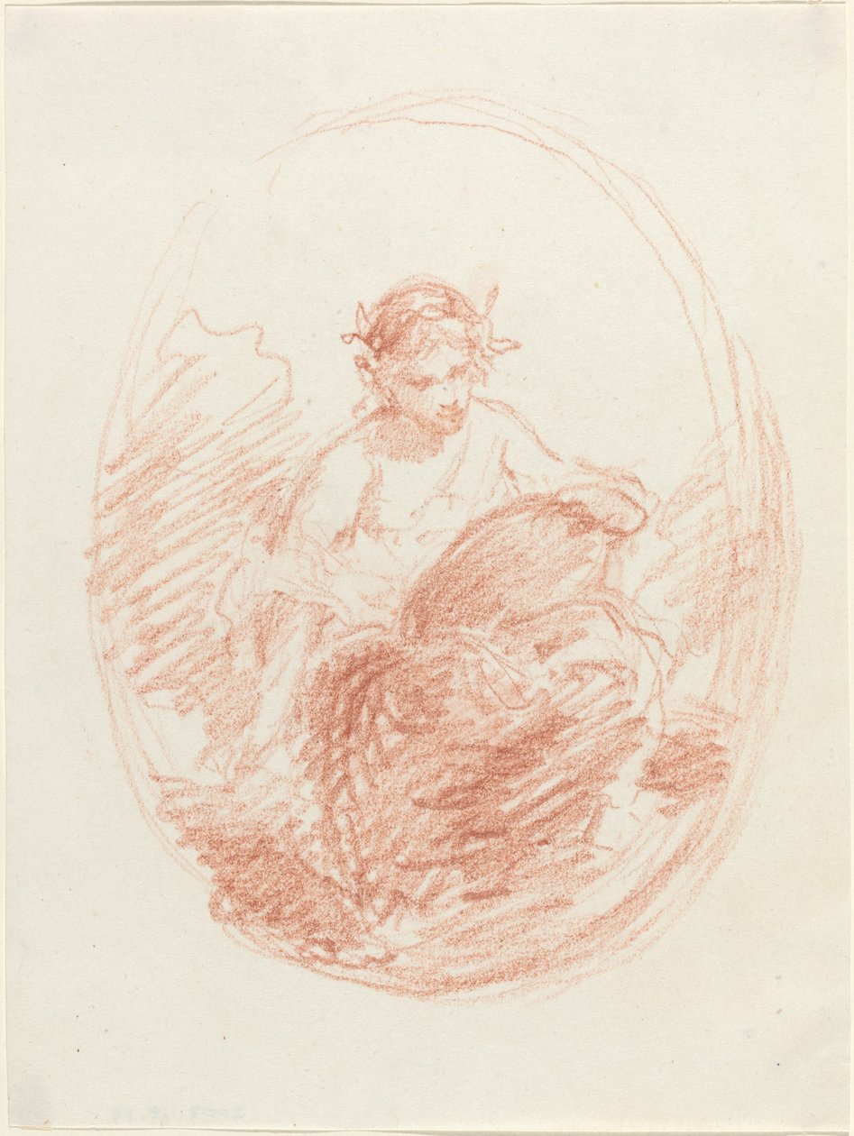 Allegorisk figur af French 19th Century