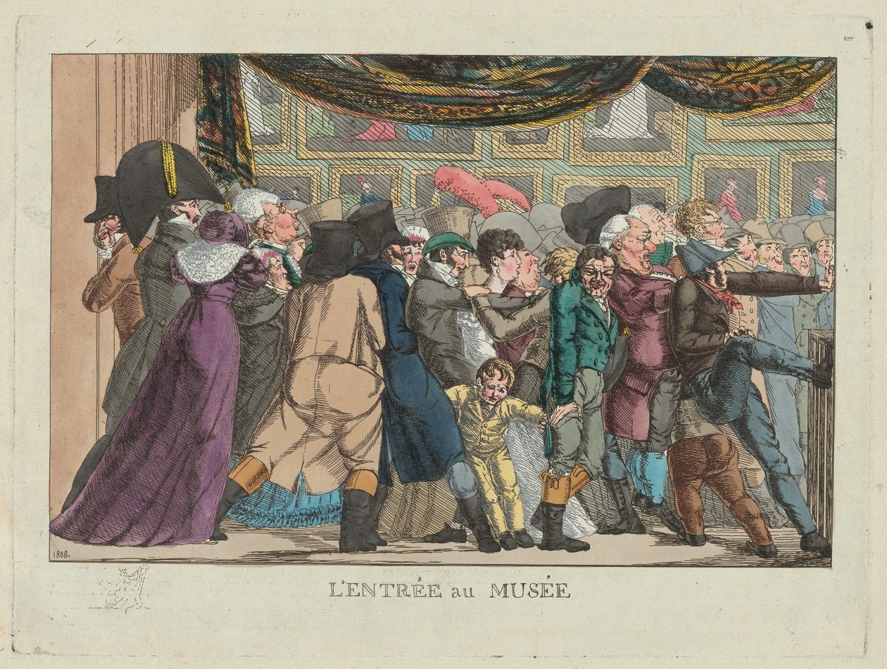 Indgang til museet af French 19th Century