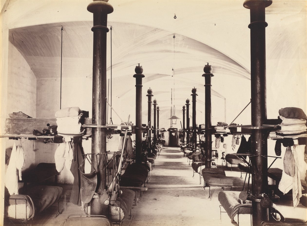 Vagtværelserne, Pavepaladset, Avignon, Frankrig af French 19th Century